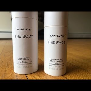 NEW! Tan-Lux Self Tanner Drops for Body & Face Set